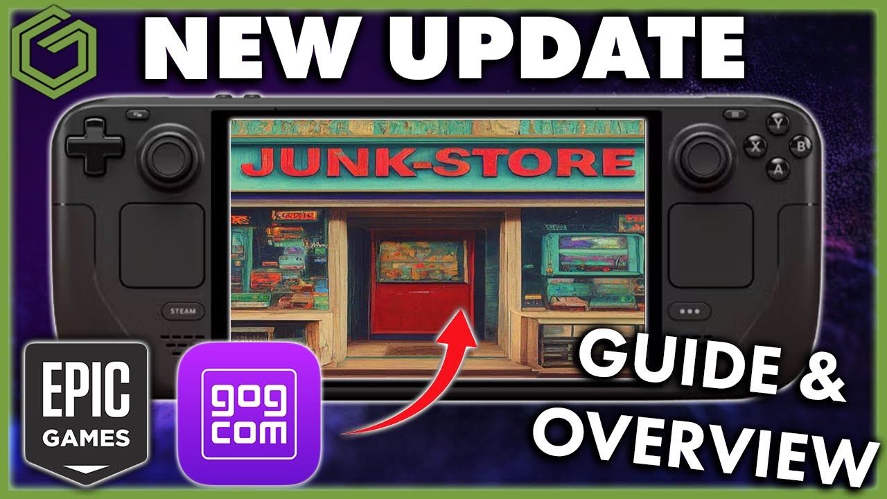 Steam Deck - A NEW Way to Install GOG Launcher & Epic Updated