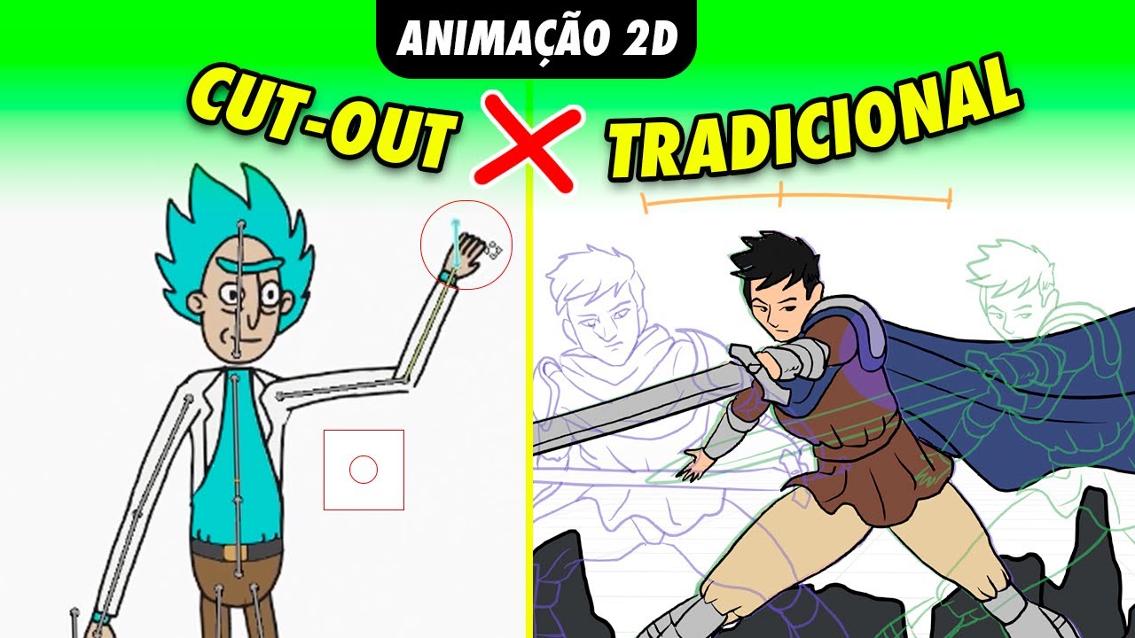 Diferença Entre Animação Cut-Out e Tradicional 2D — Qual é Melhor para Seus Projetos?