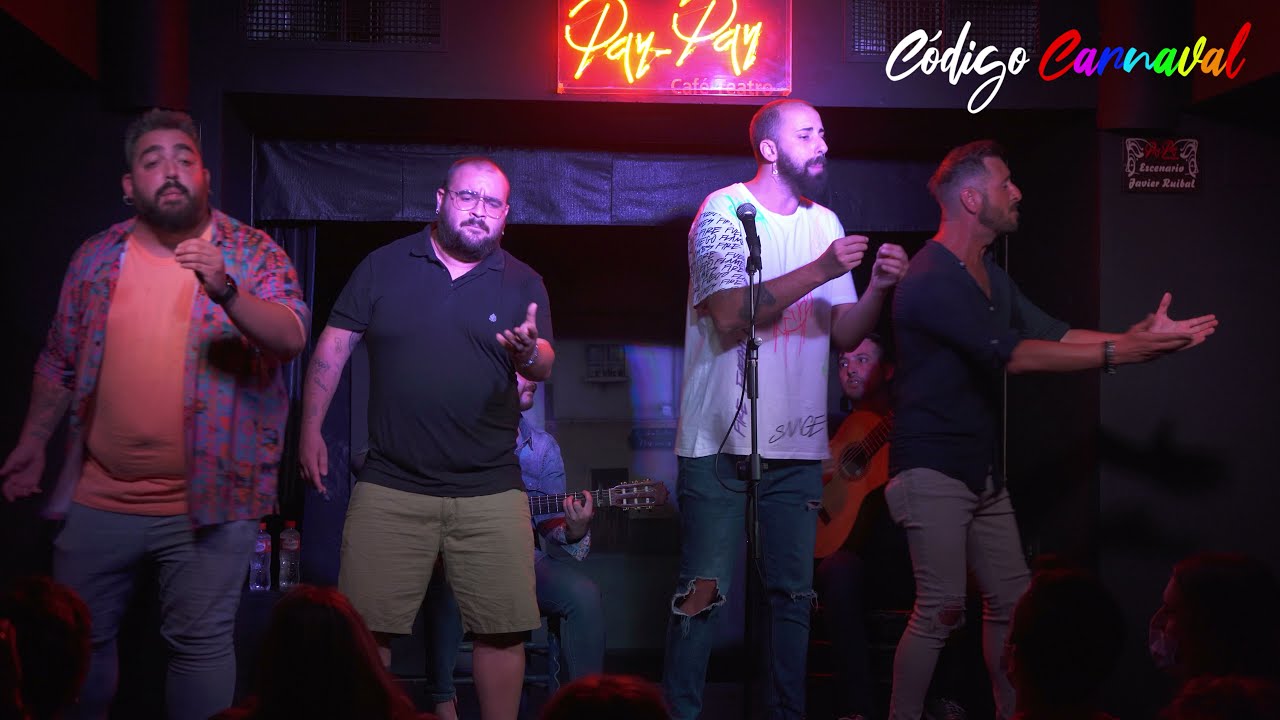 CHEMA - Final popurrí y presentación LOS COMPARSISTAS SE LA DAN DE ARTISTAS
