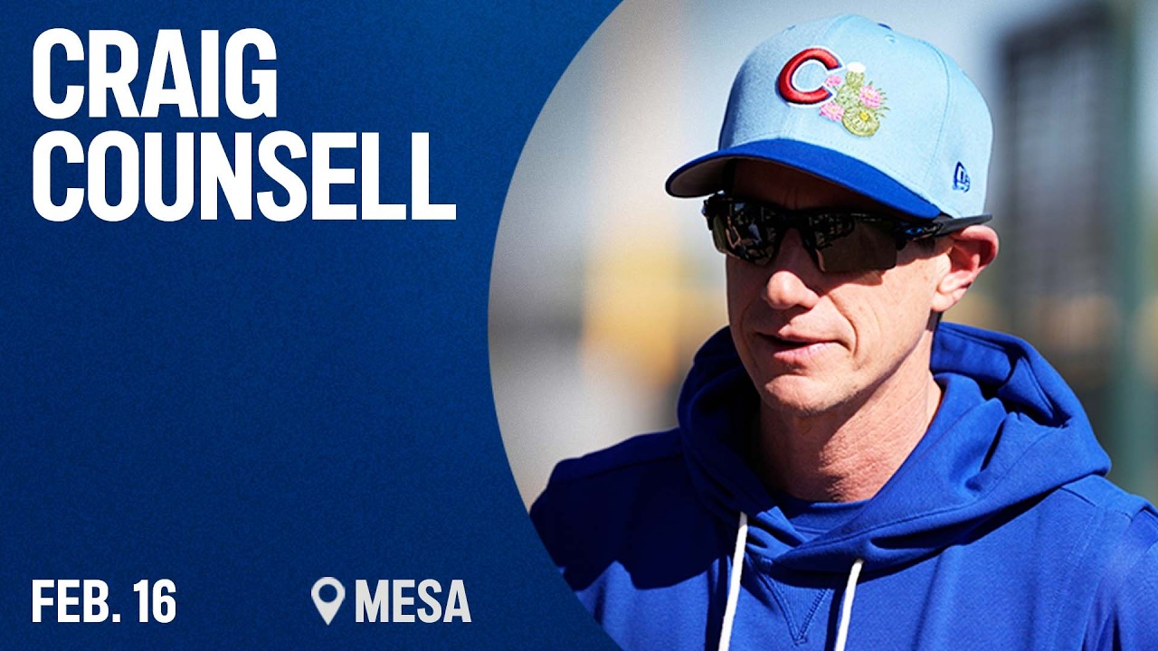 Craig Counsell encourages Cubs to remain present ahead of 2026 MLB season | Marquee Sports Network