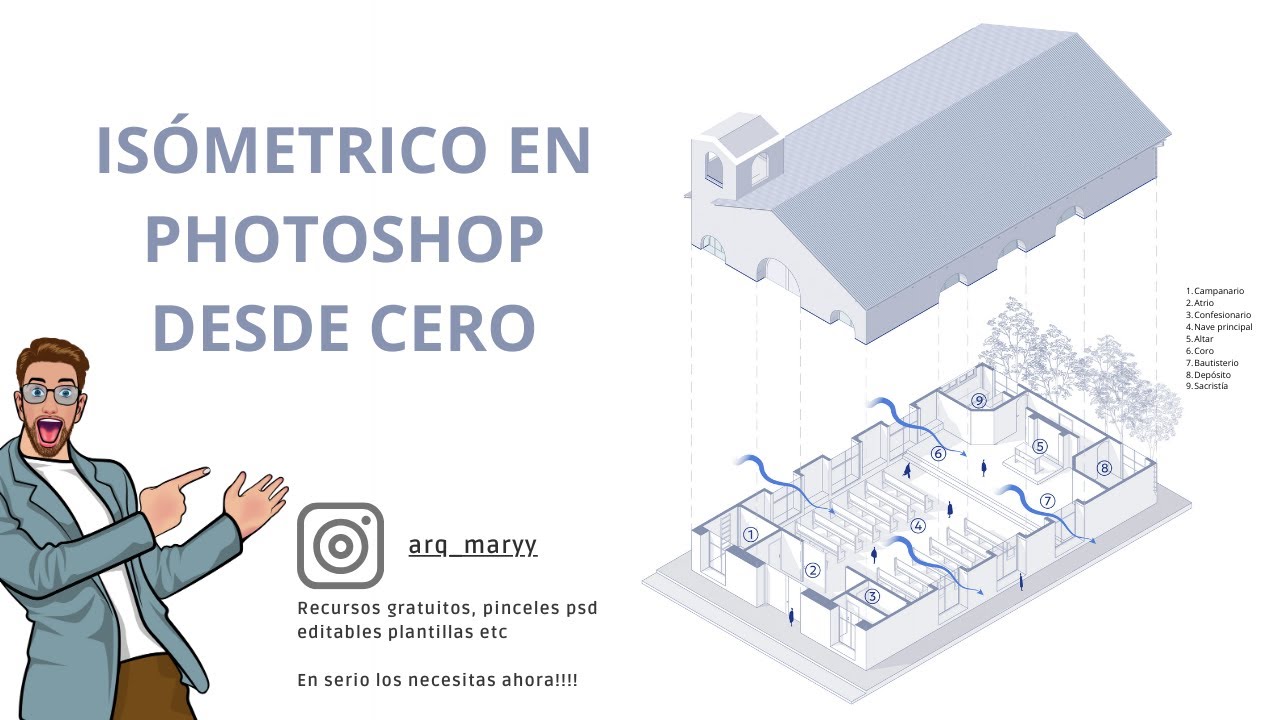 ISOMETRICO ILUSTRADO EN PHOTOSHOP DESDE CERO