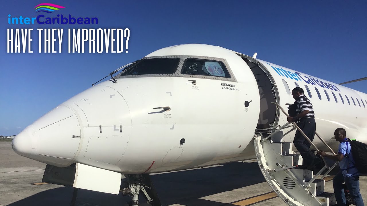 INTERCARIBBEAN : HAVE THEY IMPROVED? | InterCaribbean CRJ-700, St. John’s to Bridgetown