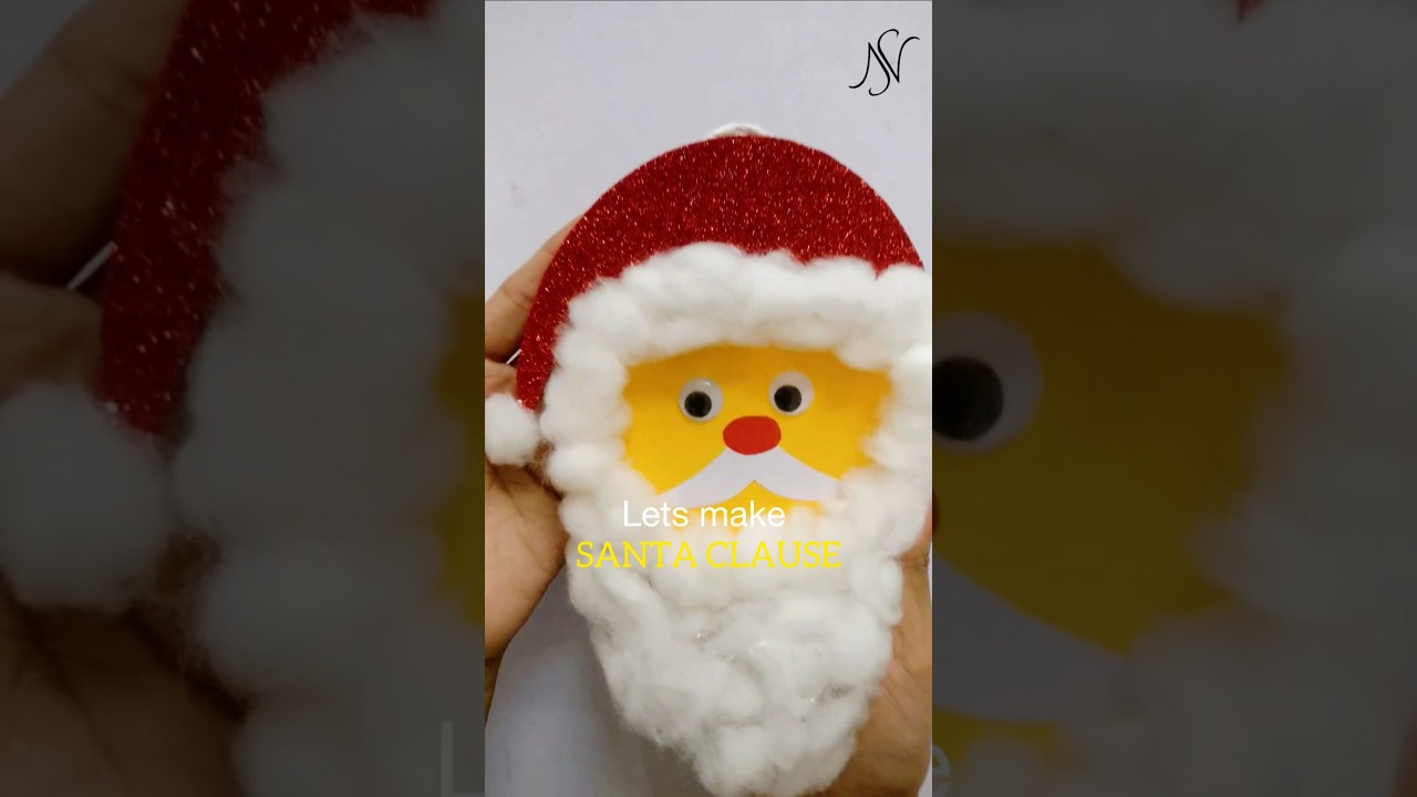 DIY Santa Claus 🧑🏻&zwj;🎄.. #shorts #youtubeshorts #diy #craft #santaclaus #trending #viralshorts