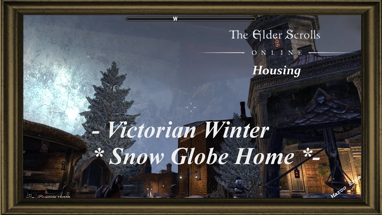 ESO Housing: Victorian Winter * Snow Globe Home *
