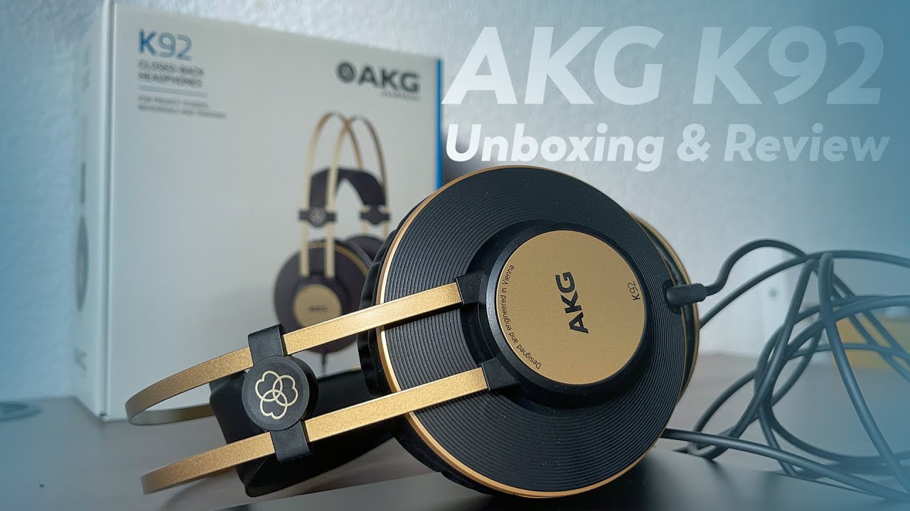 Распаковка и обзор AKG K92 — лучшие бюджетные наушники для закрытой студии звукозаписи и живого м...