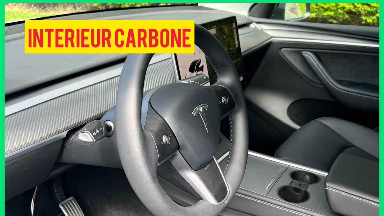 Planche de bord de sa TESLA en CARBONE en moins de 5 min