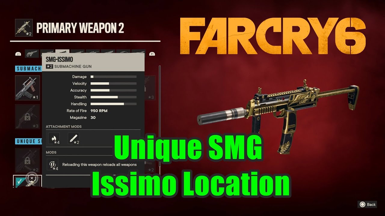 Far Cry 6 Unique SMG - Issimo Location