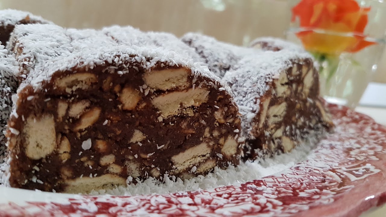 Salam de Biscuiți cu Aromă intensă de Rom și Nucă Măcinată | Salam de Biscuiți special
