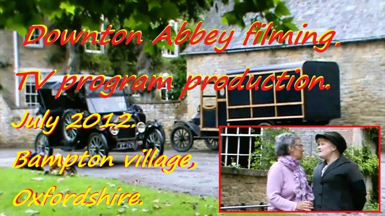 Downton Abbey external filming. Downton playlist linked below. Bampton, Oxfordshire