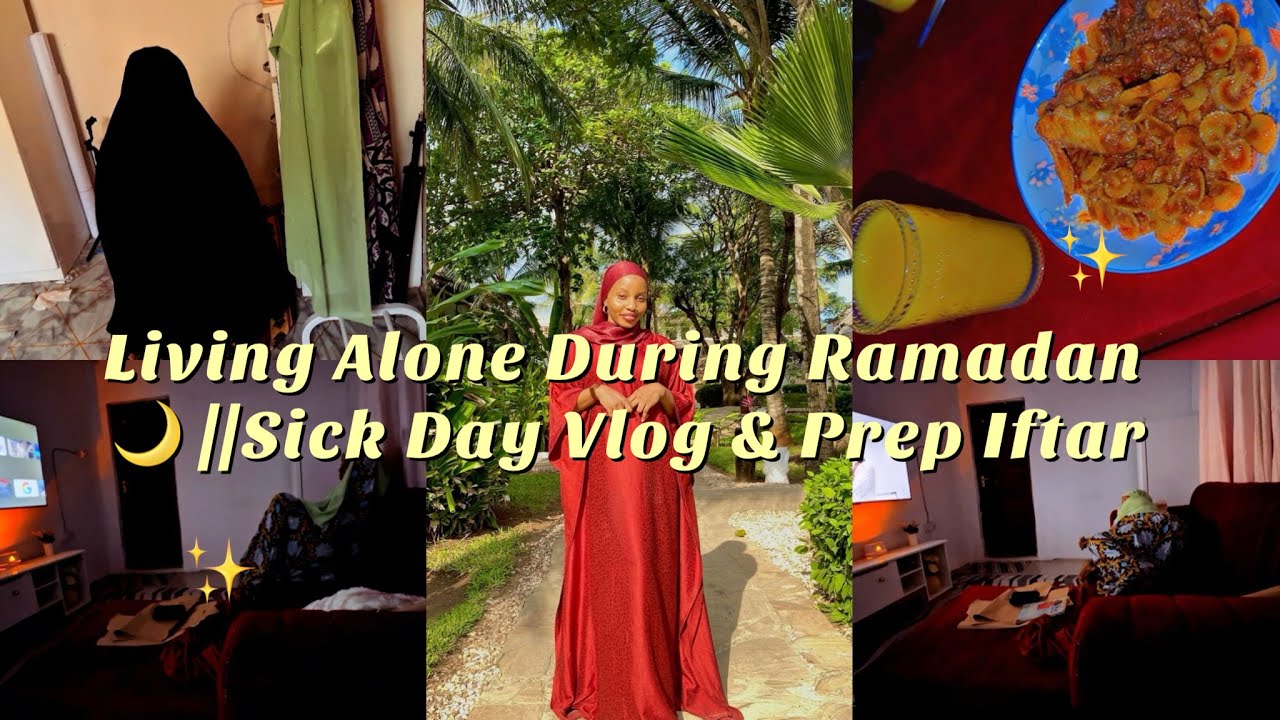 A Quiet Ramadan Diaries Ramadan Daily Vlog Day19 🌙 ||Sick, Living Alone & Preparing Iftar 💌