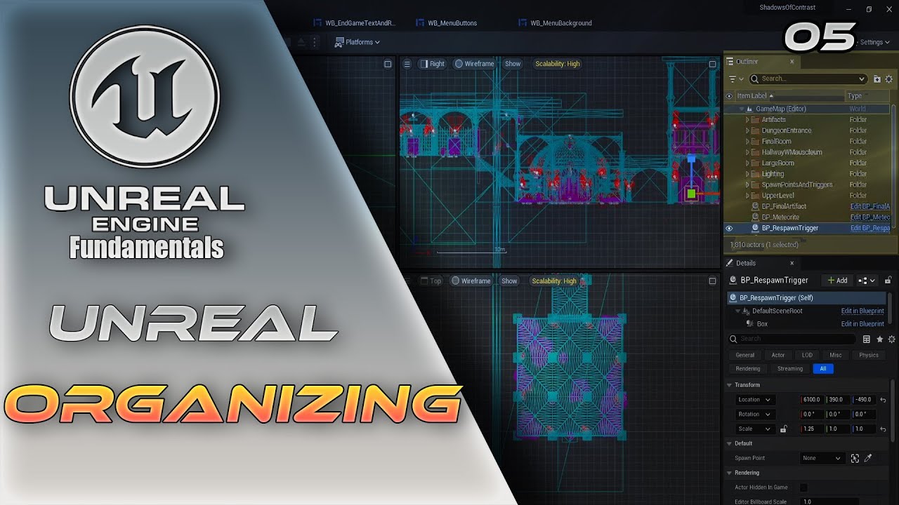 Unlocking Unreal Engine 5: Explore World Outliner & Scene Hierarchy
