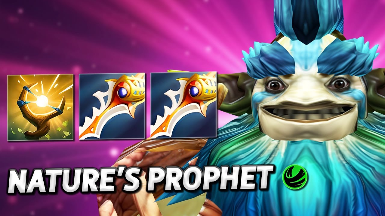 1 Кнопка = Фарм Всей Карты, NATURES PROPHET / World of Dota