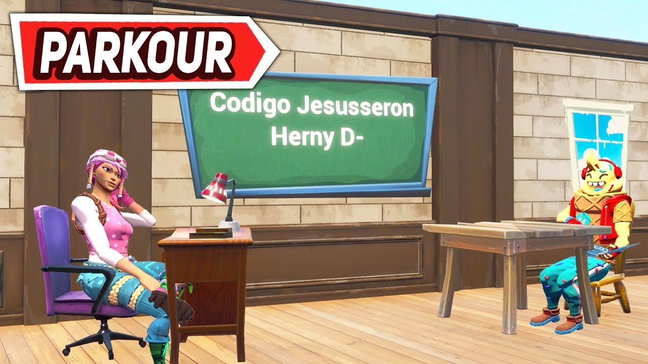 *ENTRENAMIENTO PARKOUR* LA ESCUELA DEL PARKOUR 5 FORTNITE PARKOUR