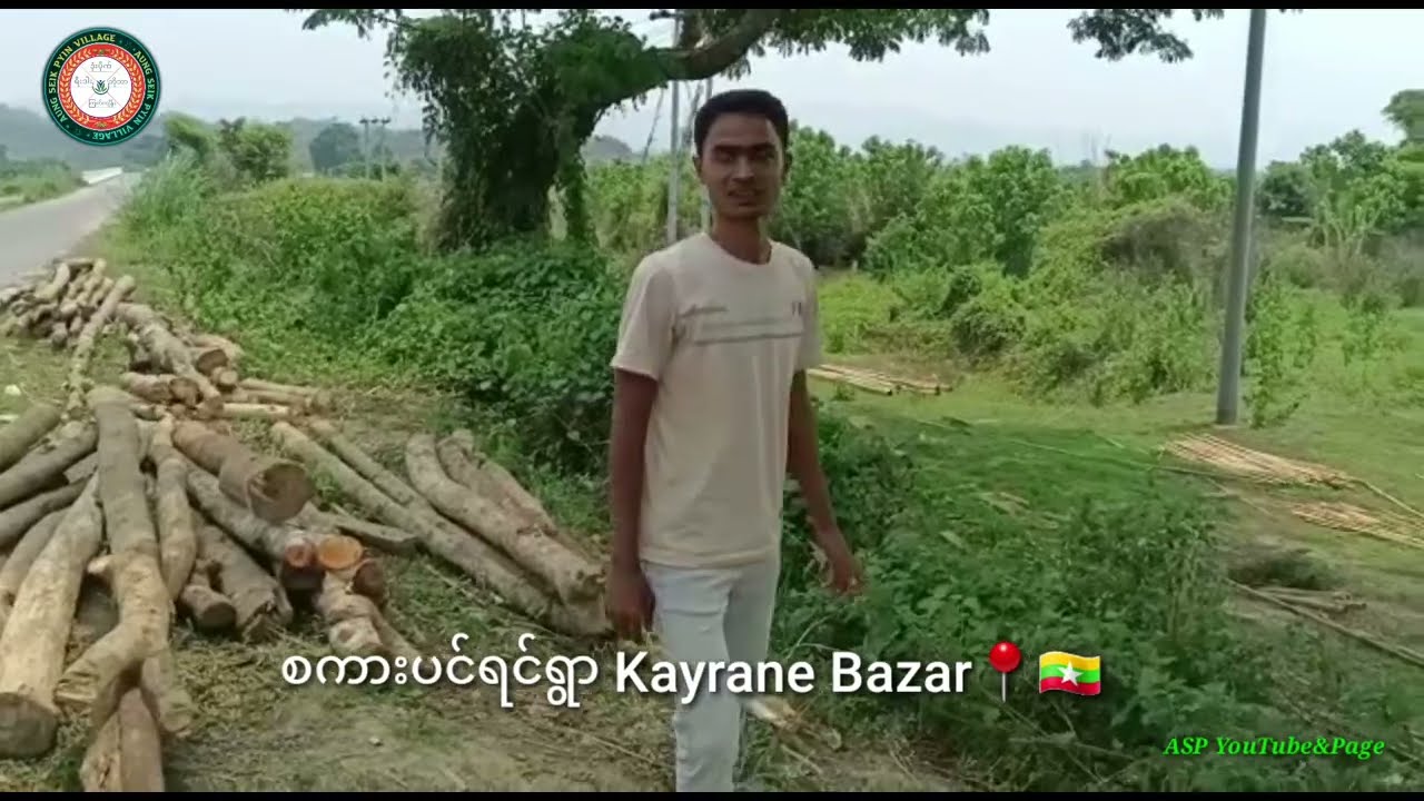 Boli Bazaar - ကြိမ်ချောင်း and Aung Seik Pyin - အောင်စစ်ပြင်ကျေးရွာ to စကားပင်ရင်ရွာသို့ဗီဒီယိုပါ၊၊
