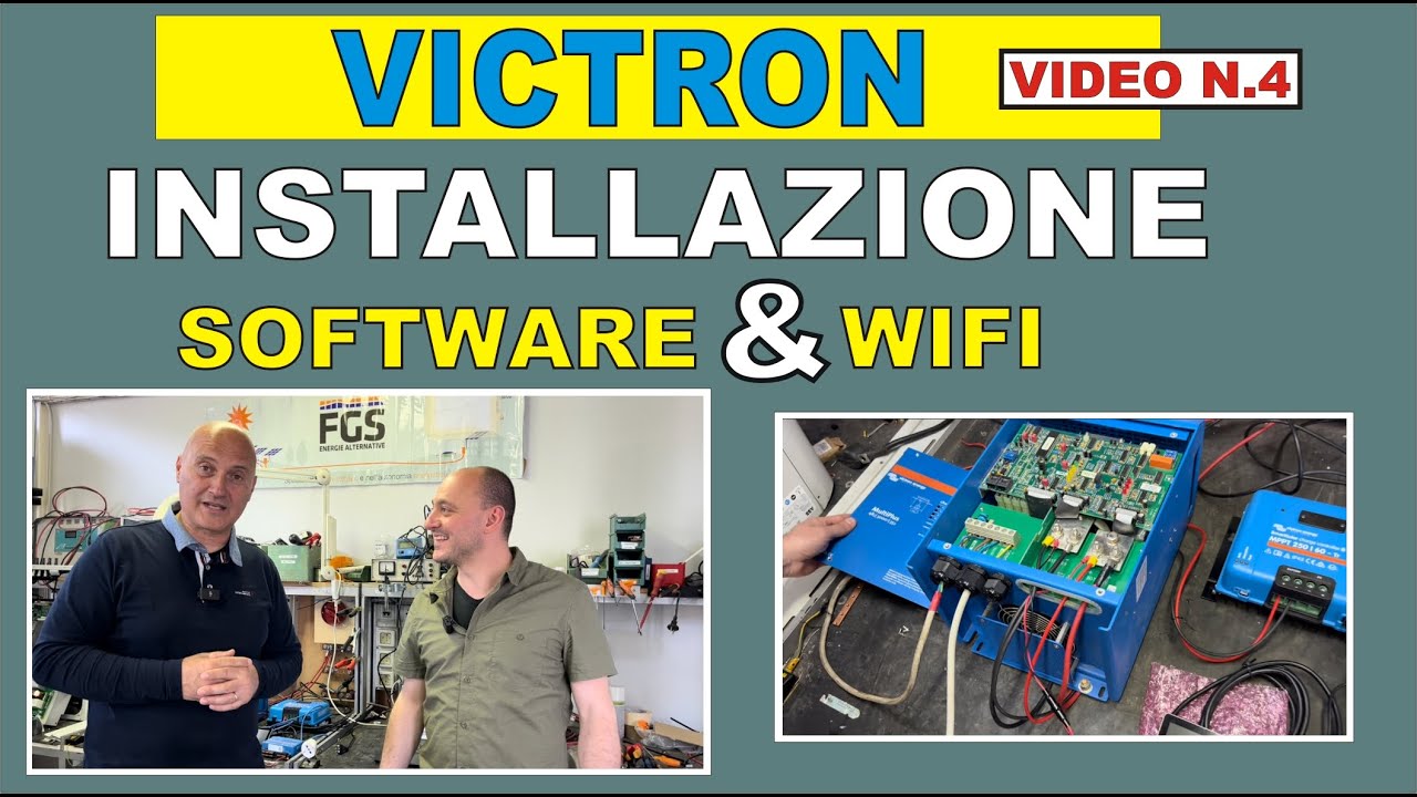 VICTRON INSTALLAZIONE COMPLETA FACILE PER TUTTI #fotovoltaico