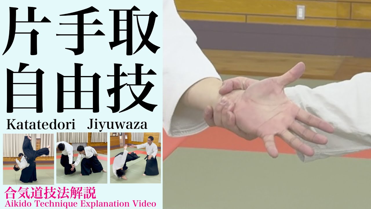 合気道 技法解説動画その18（片手取自由技）