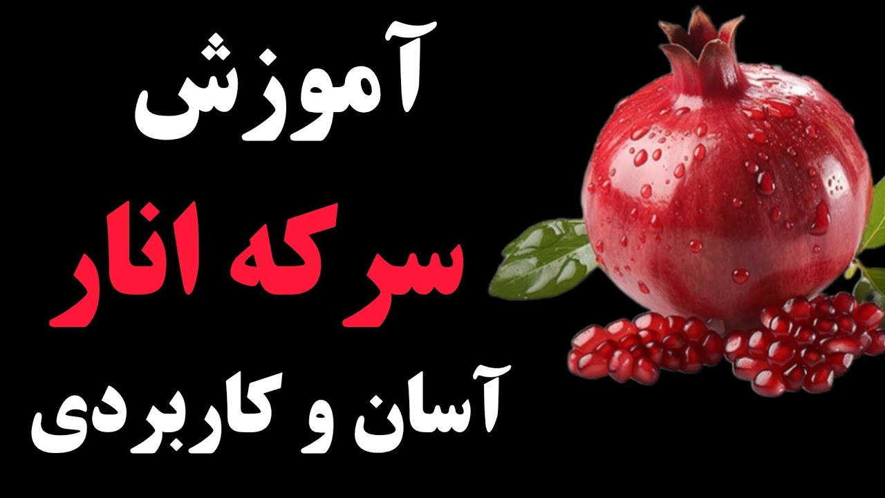 آموزش نکته ها و ترفندهای جذاب ساخت سرکه انار