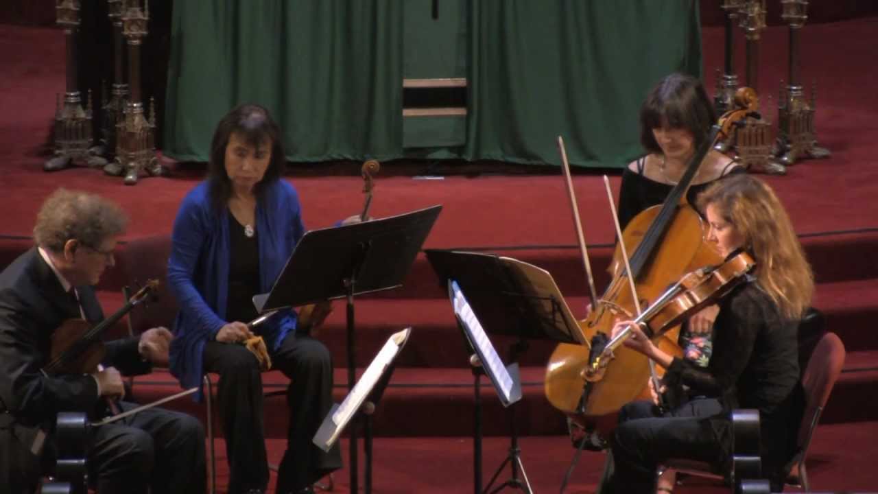 Ariel Ensemble performs Wolfgang Amadeus Mozart String Quartet in D minor, K.421