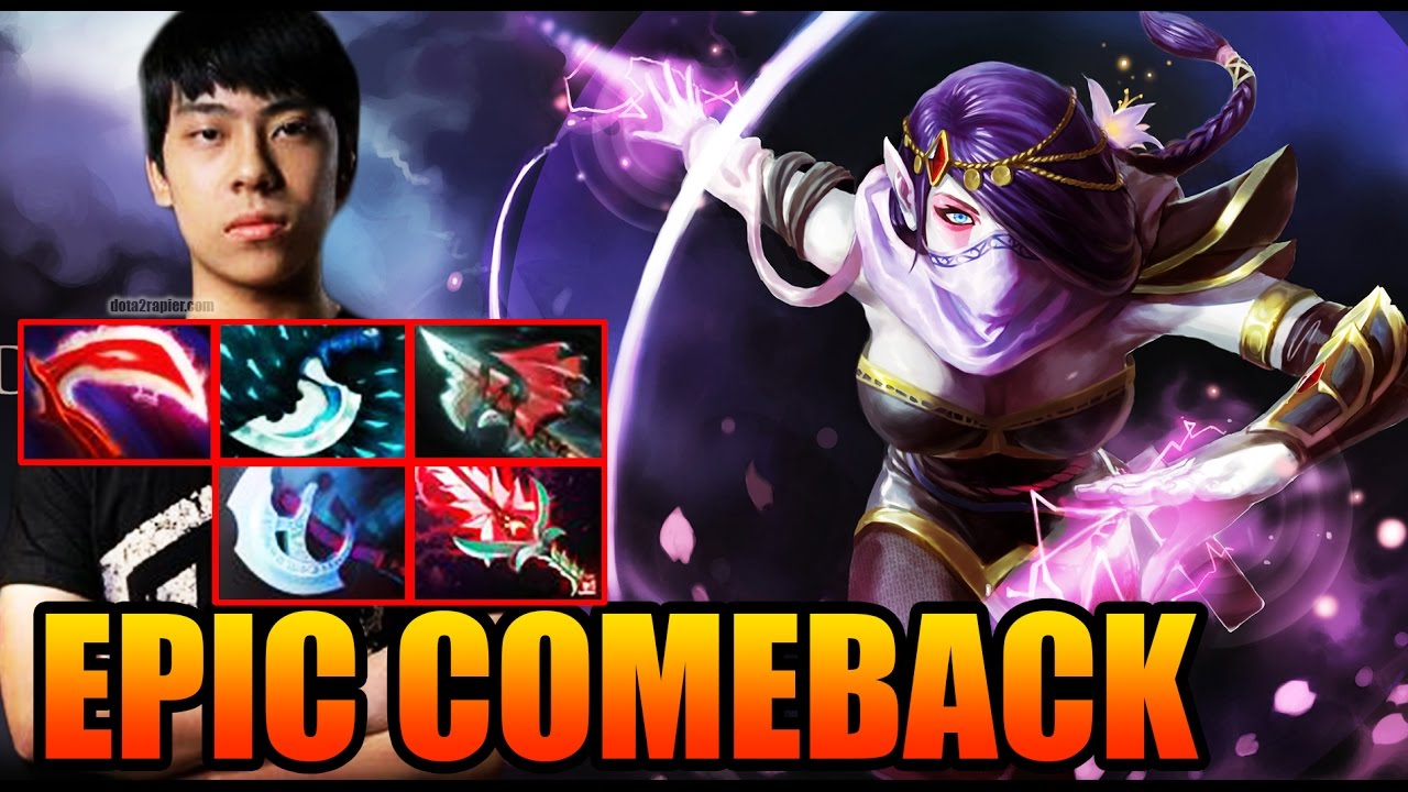 EPIC COMEBACK - 1 vs 5 - Ana [Templar Assassin] Dota 2 7.05
