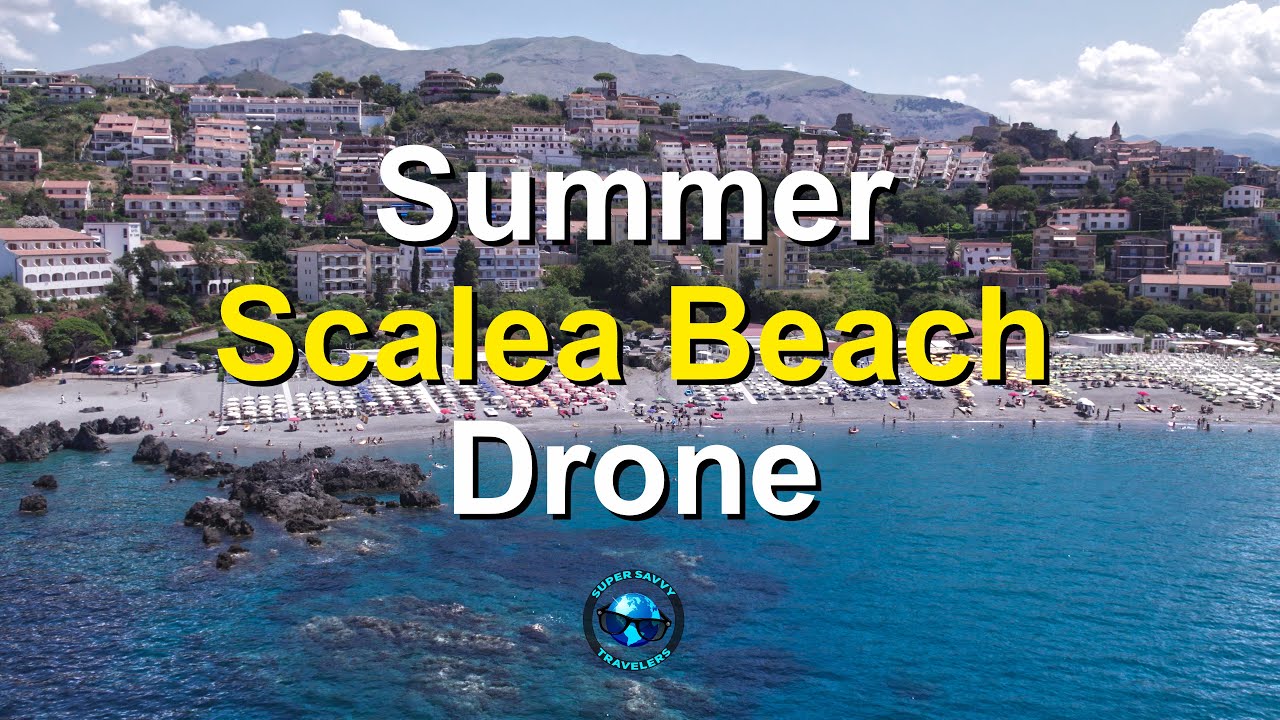Summer Scalea Beach Drone 4K