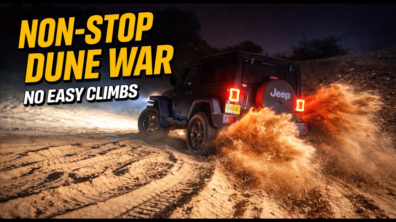 This Dune Destroys 4x4s | Grand Cherokee vs Wrangler vs Pajero