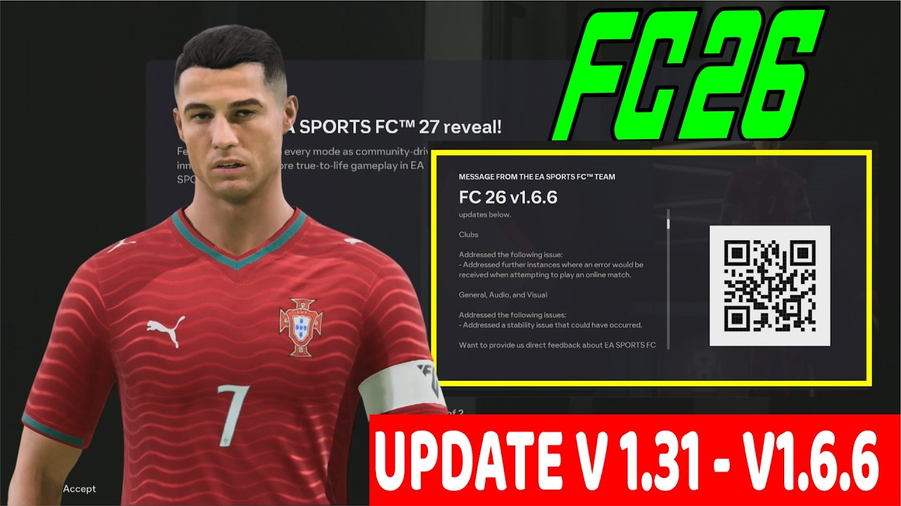 Что нового в обновлении 1.31 для EA Sports FC 26?