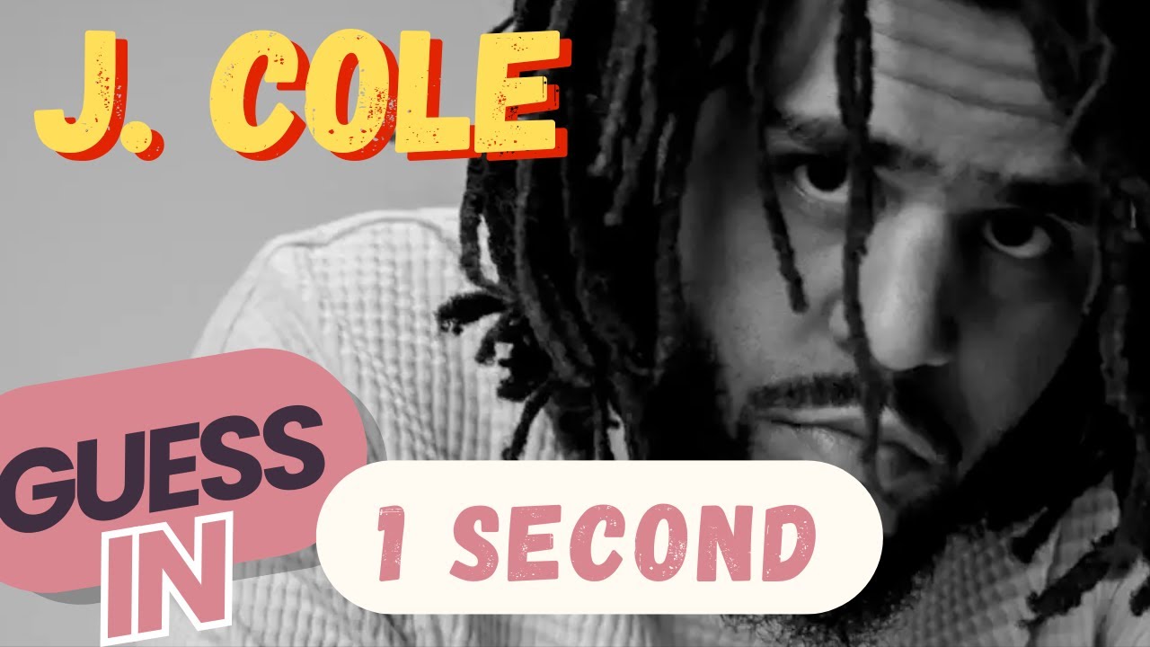 Can you guess the J. Cole song in 1 second?