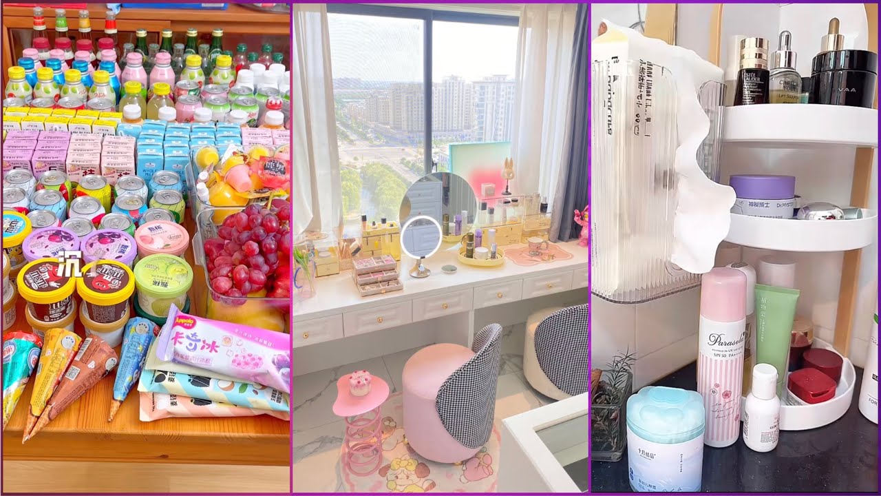 Rainbow Foods Organization 🎀 | Vanity and Random Accessories Organizing , Restocking✨