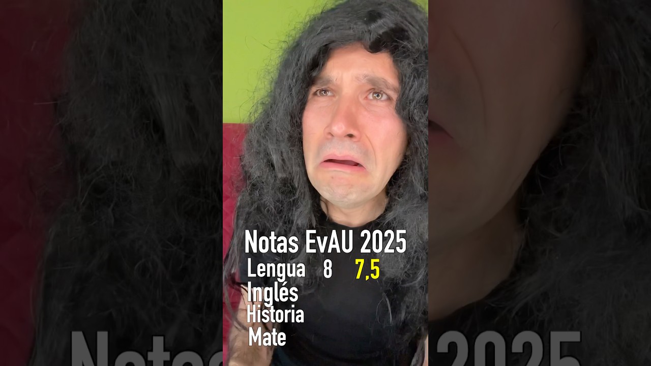 Reaccionando a las notas EVAU - Sergio Encinas