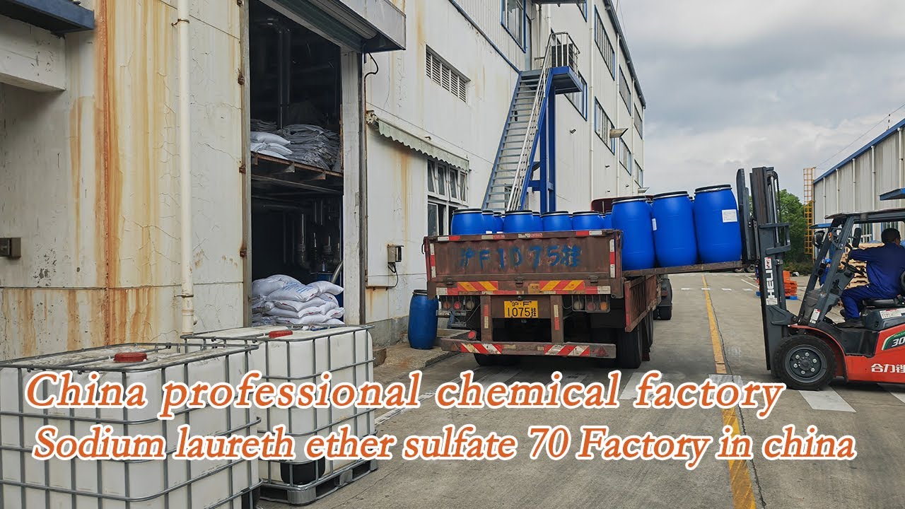 Sodium laureth ether sulfate 70 Factory in china--China professional #chemical  #factory #sles