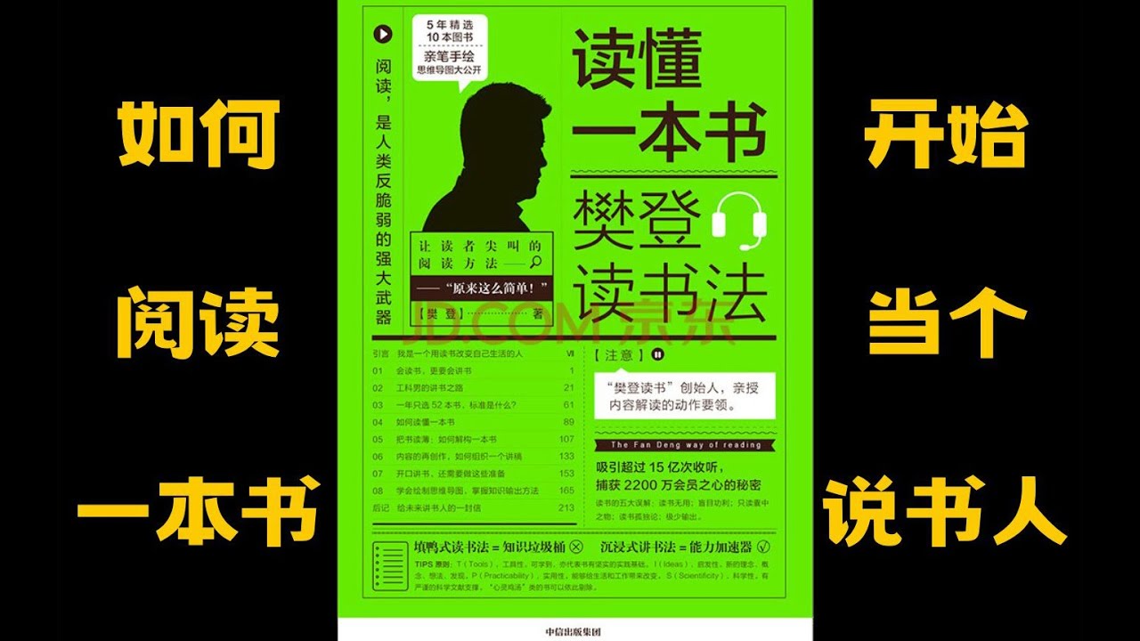 如何阅读 如何读书 《读懂一本书 樊登读书法》