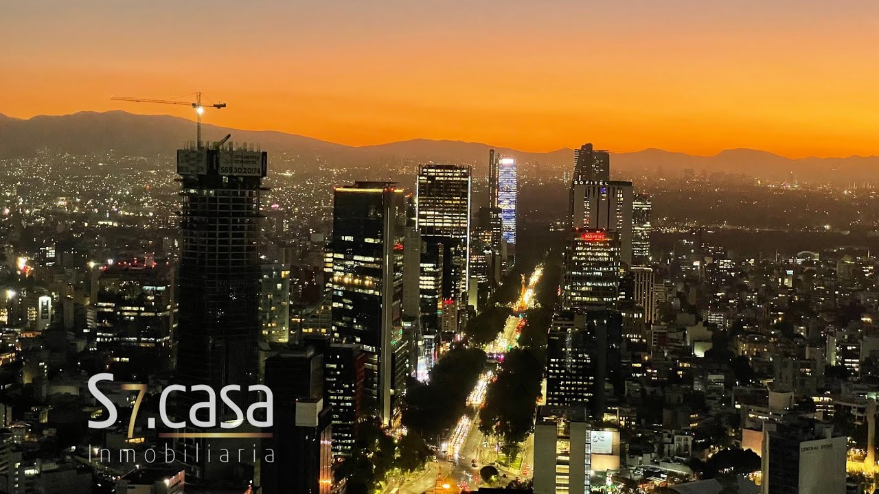 Departamento en Venta Be Grand Reforma, Piso 44,  3 recamaras, balcon