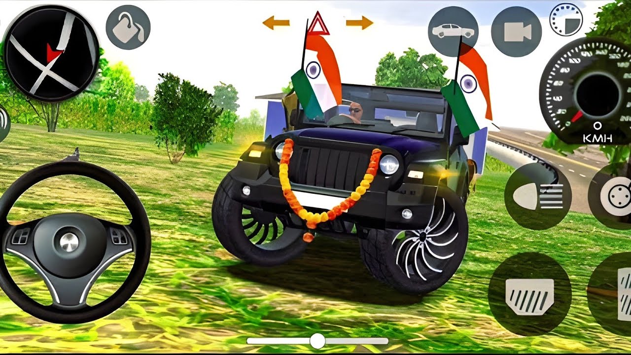 Modified Mahindra Thar😈Games:Indian Black Thar (Gadi Wala Games) Car Game Android Game - #2025