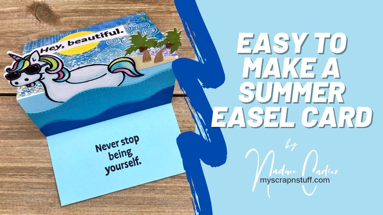 Easy To Make Summer Easel Card