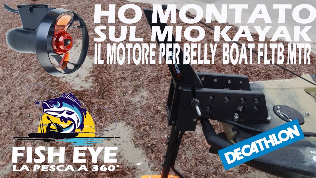 MOTORE DI DECATHLON FLTB MTR SU KAYAK HOBIE OUTBACK