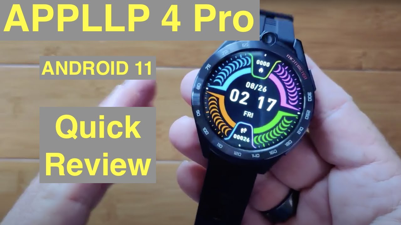LOKMAT APPLLP 4 PRO Android 11 6GB/128GB 4G SpO2 & Sleep Monitoring Smartwatch: Quick Overview