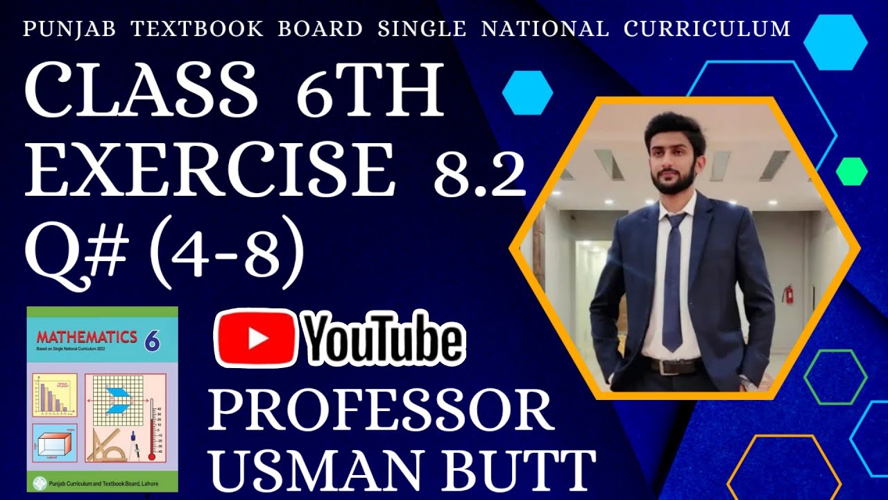 Class 6th Mathematics Exercise 8.2 Q# 4-8 | Surface Area and Volume | Professor Usman Butt | SNC