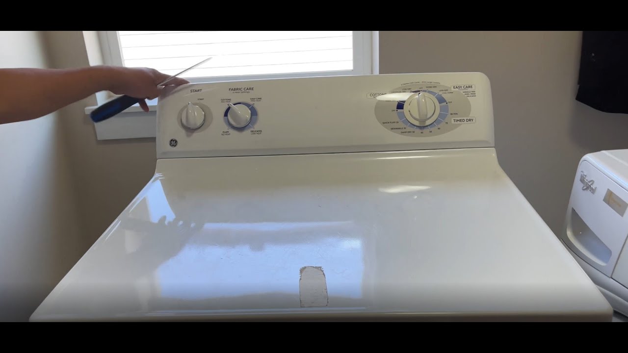 Quick & Easy to Fix GE dryer making a squeaking noise.