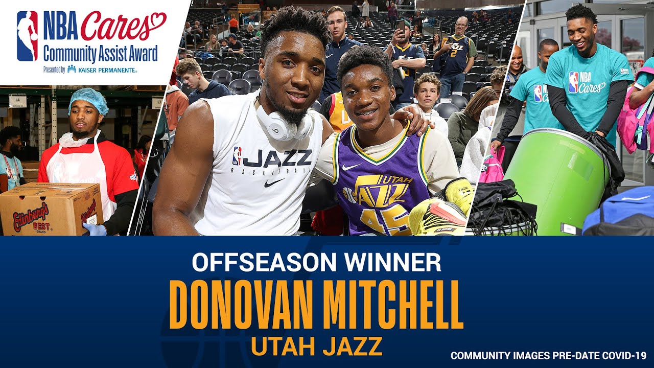 NBA Cares Community Assist Award Presentation: Donovan Mitchell