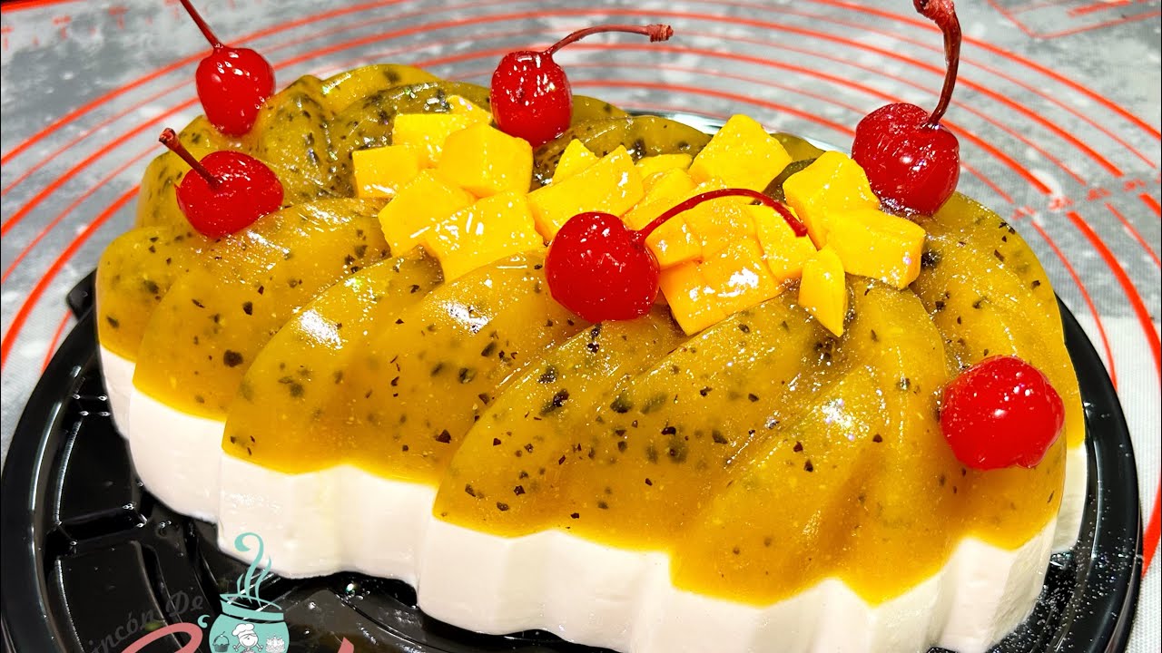 Gelatina de Mango Maracuyá #reposteandoconsarita