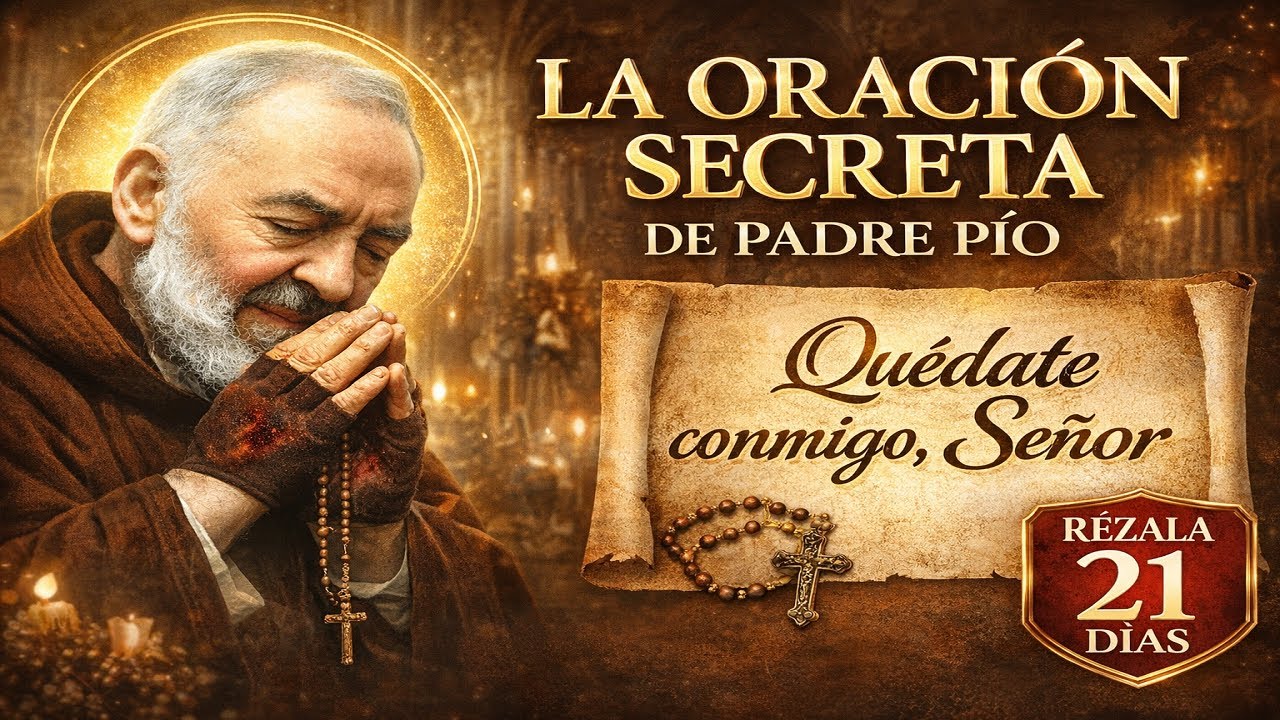 La Oración Secreta de PADRE PÍO Que Cambió Su Vida (Rézala 21 Días)