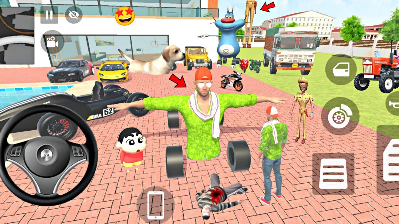 🤩 Franklin And Shinchan Laye New Cars 💥🥳 Indian Theft Auto 💥🤯 Indian Bikes Driving 3d Game 🎮 Video 