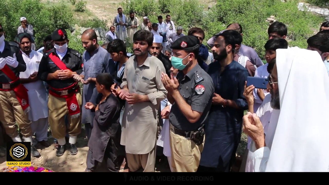 Shaheed S.H.O Nazar Abbas Usterzai Payan Full Janaza Video Part #2