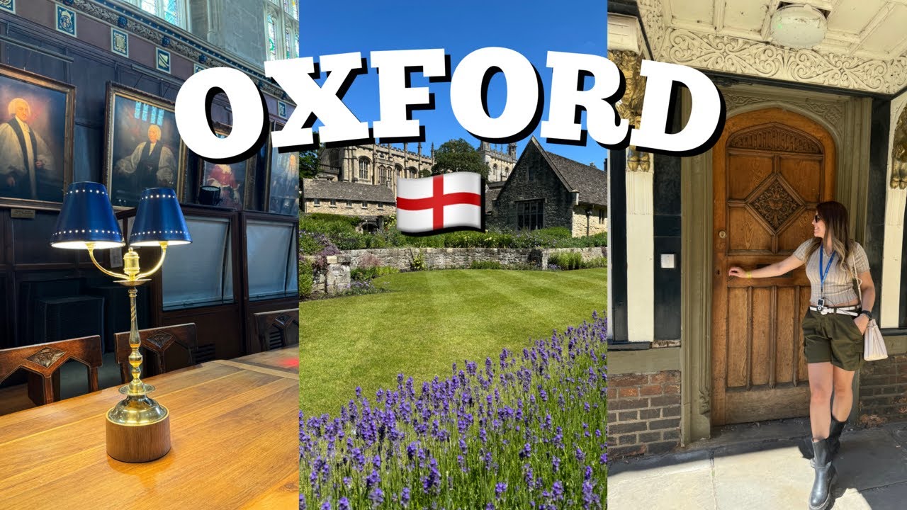 Meu vlog em Oxford com uma Aluna da Universidade.