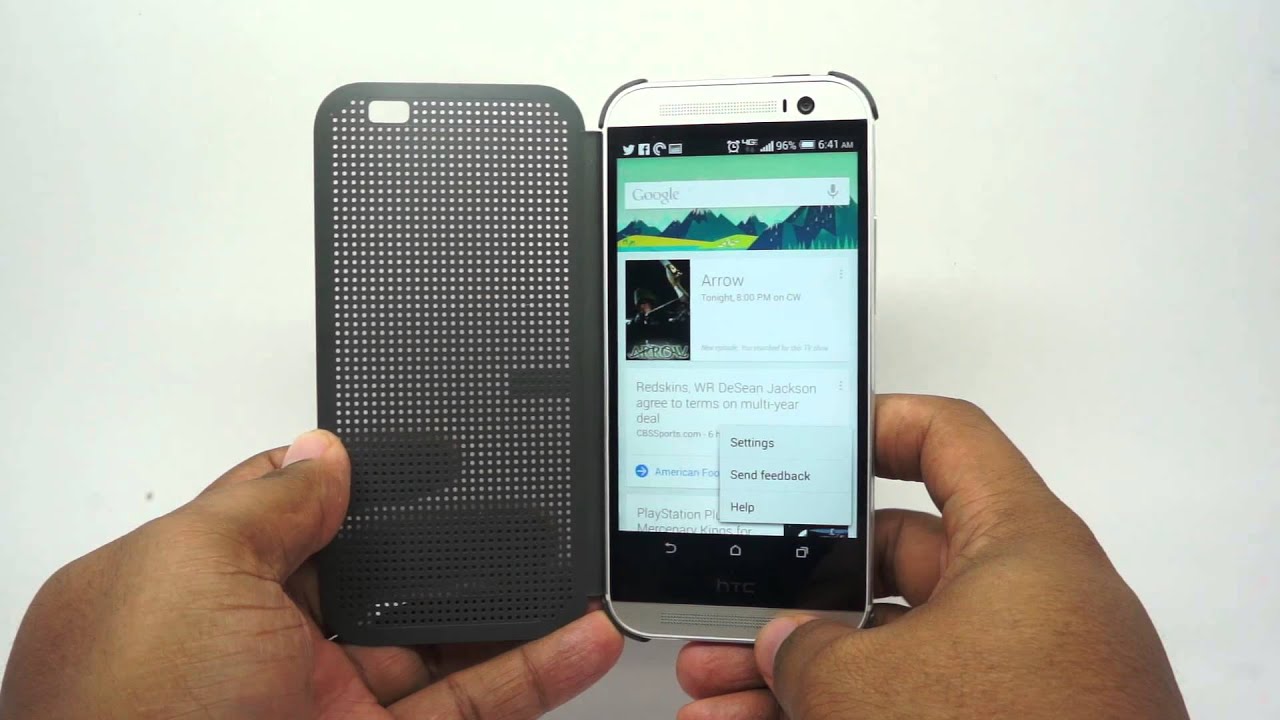 HTC One M8 Dot View Case: a great idea and a bad case