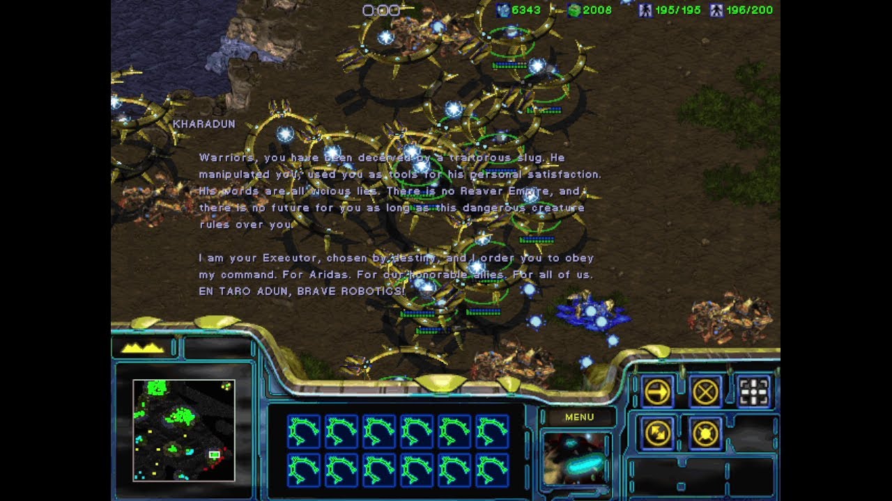 StarCraft The Reaver Menace 11A The Reaver Menace