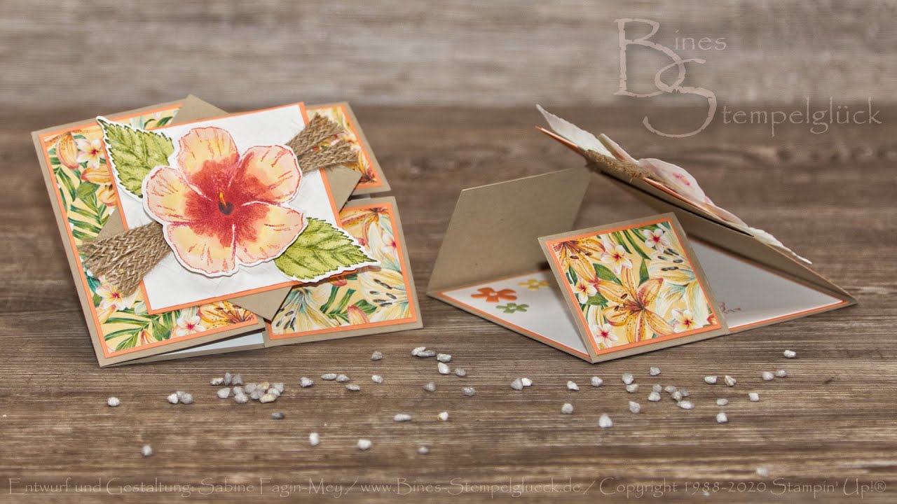 Dutch Door Fold Card・Faltkarte mit besonderem Flair・Stampin’ Up!
