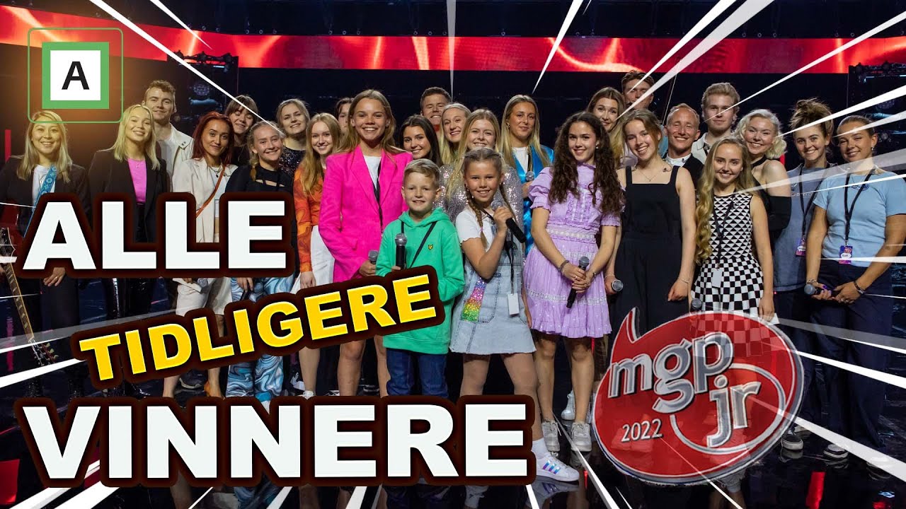 HISTORISK MEDLEY med alle vinnerlåtene i MGPjr!