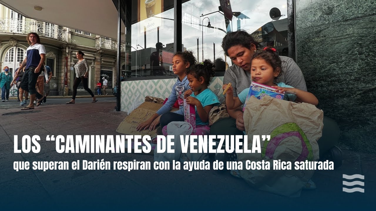 Los “caminantes de Venezuela” que superan el Darién respiran con la ayuda de una Costa Rica saturada
