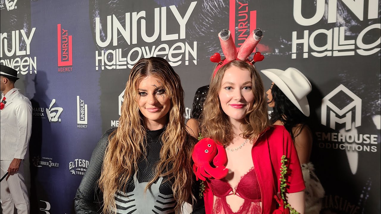 Hannah Stocking Interview at Unruly Halloween Party 2025
